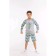 Sweatshirt for boys, height 134 cm, gray color, multicolor