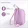 Baby backpack on lightning, lilac color