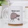 Sublimation mug "Pauses", 320 ml, with application