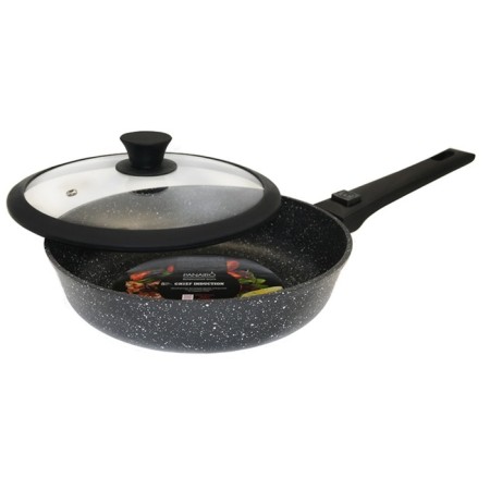 The pan-deep panIro chief infection, induction, removable handle Soft-Touch, with a lid, d = 26 cm