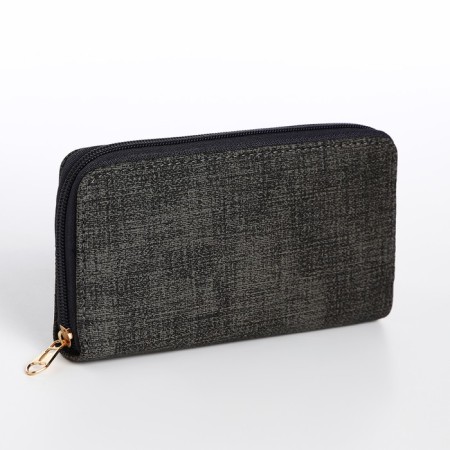 Women's wallet with lightning, gray color
