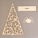 Salvetnik from plywood "Christmas tree"