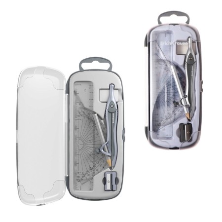 Ready -made Erichkrause "Classic", 7 items, a pencil case, gray-9