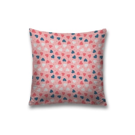 Pillowcase decorative “heart path”, on a zipper, size 45x45 cm