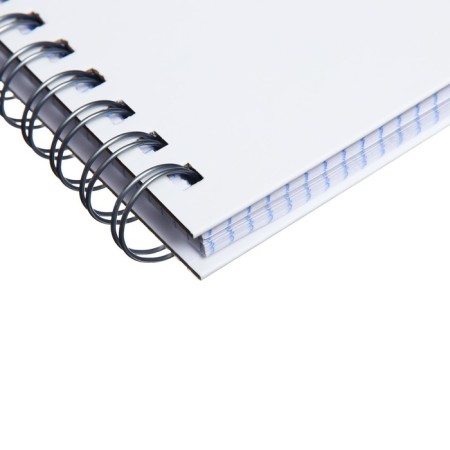 Notebook of 120 sheets in a cage on a crest Pixel, hard cover, matte lamination, selective varnish, mix-2