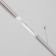 Direct power connector for the Technical Tra034PC-42W track system, 13.8x1.6x1.8 cm, white color