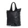 Female bag, artificial leather, 400x360x140 cm, black