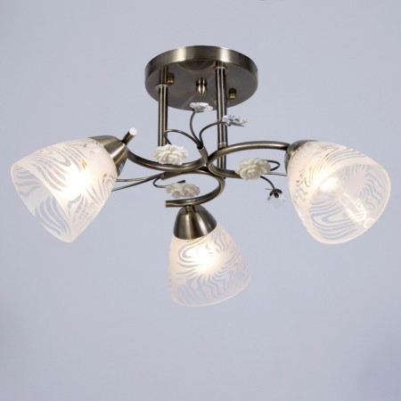 Summer Chandelier 3x60W E27 Antique bronze 43x43x25cm-1