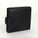 Male purse on the button, black color