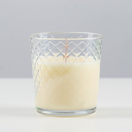 Aromatic candle in a glass "New Year's snow", burning time 30 hours-2