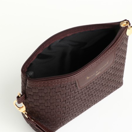 Lightning cosmetic bag, brown color-2