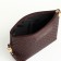 Lightning cosmetic bag, brown color