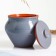 A hot pot with a "Vyatka" lid 0.5l, gray