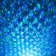 Light device "Waves" 10.5 cm, laser, speaker, remote control, glow of multi, 5 V