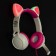 Headphones Quumo Game Cat White, Game, microphone, USB+3.5 mm, 2m, white/pink
