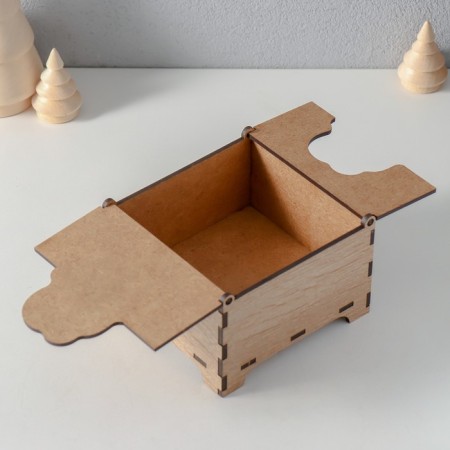 New Year's box combined "Happy New Year" 10.5x10x7 cm-3