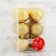 Set of balls plastic D-5 cm, 12 pcs "Andante" gold