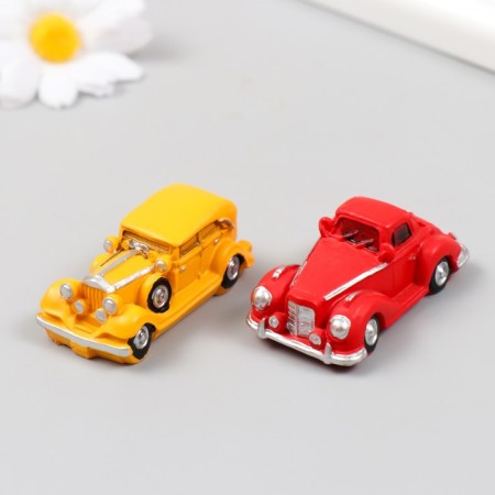 Figure for Florarium Polystone "Retro car" MIX 5.5x3x2 cm