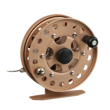 Inertial coil, metal, diameter 7.5 cm, the color is light brown, HF75-5