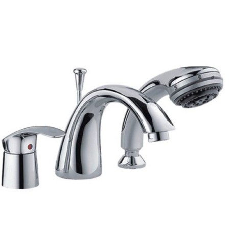 Bath mixer Haiba HB1121, cut, 3 holes, chrome