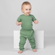 Боди с коротким рукавом Basic, рост 56 см, цвет зеленый