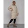 Coat insulated winter female, size 48, beige color