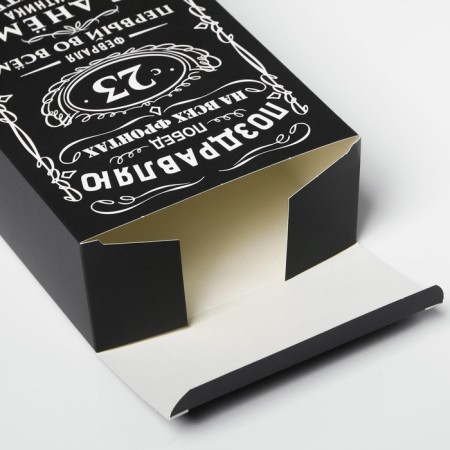 Gift folding box, packaging, “February 23”, 16 x 23 x 7.5 cm-3