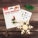 Set for creativity - Create the Christmas tree decoration "Snowflake in a hat"