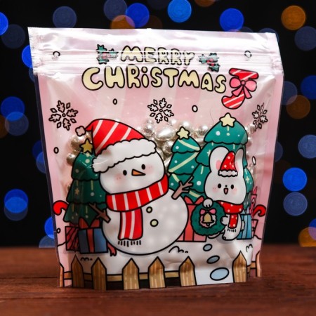 Gift package, with zip-lock fastener 13.5 x 13.5 cm