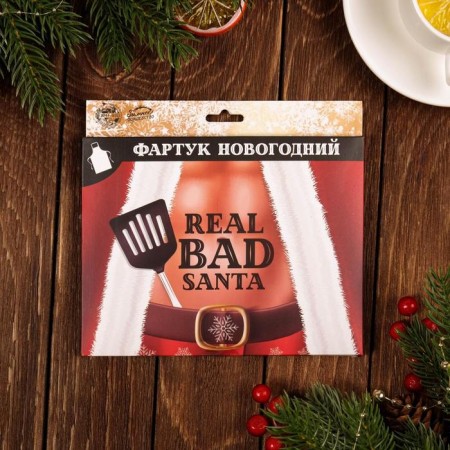 Apron New Year Real Bad Santa 50 x 70 cm-5