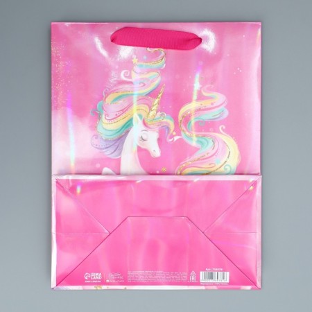 Gift Package Laminated, Packaging, Unicorn, MS 18 x 23 x 10 cm-6