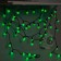 Garland “thread” 10 m with nozzles “balls 2.5 cm”, IP44, dark thread, 100 LED, green glow, 8 modes, 220 V