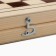 Backgammon "bolt" wooden board 50 x 50 cm, with a field for playing checkers