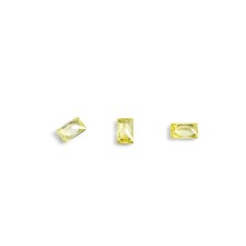 Crystals for volumetric inlay TNL Baget, No. 3, Yellow, 10 pcs