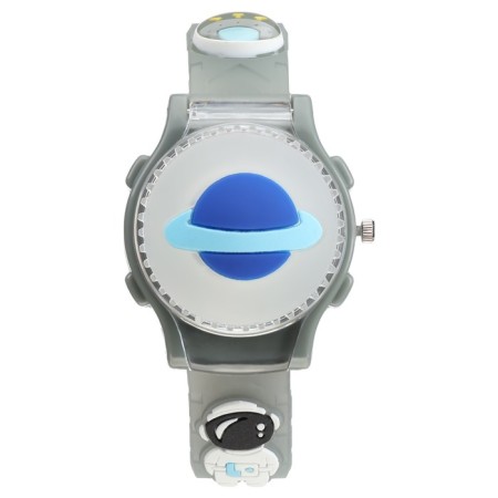 Watch is a wrist-on, "astronaut", d-3.5 cm, strap silicone L-21.5 cm, with backlight-1