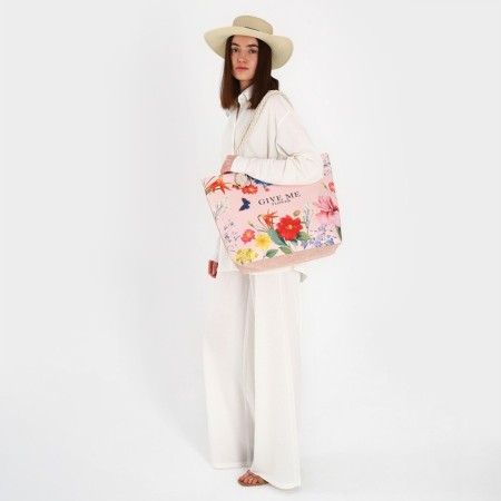 Bag Women's Beach Nazamok "Give Me Flower", 47*37*13.5 cm-8