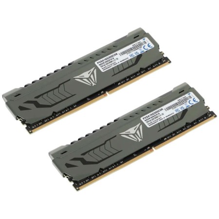 RAM Patriot Memory DDR4 16GB (2x8GB) 3000MHz Viper Steel (PVS416G300C6K)-1