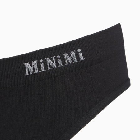 Panties female slips, black color (nero), size 44-46 (s/m)-7