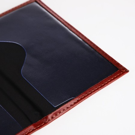 Passport cover, brown color-5