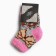 Children's woolen socks "Bant" A.3a45, gray/pink color, river 16
