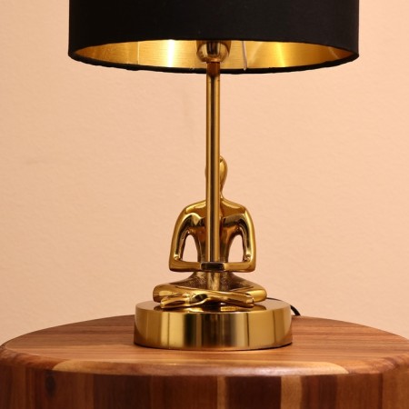 Tabled lamp "Truvor" 1x60W, E27 golden 25x25x30 cm-3