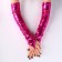Carnival accessory gloves-offers, fuchsia color