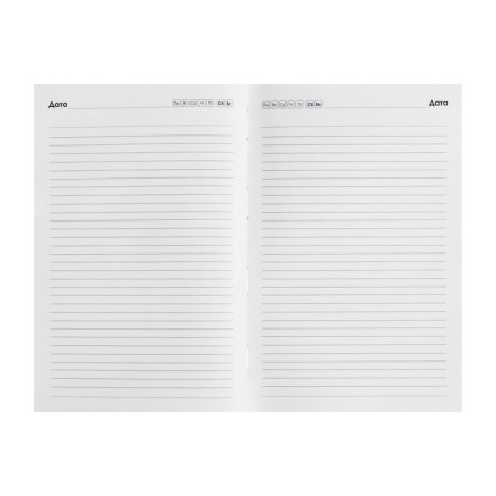 Diary of Leduced A5-, 128 sheets "Green", firm cover with foam rubber, lamination Soft Touch, foil embossing, block 70 g/m2-3