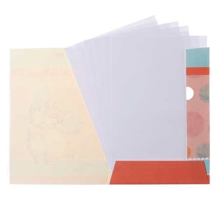 A4 drawing folder, 10 sheets 100 g/m² Hatber "Kotoselfi", embossing-4