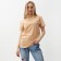 Women's T -shirt, beige color, size 46