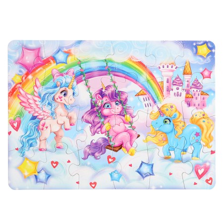 Maxi Puzzles 2 in 1 “Unicorns and Princess 1”, 15 and 24 elements-2