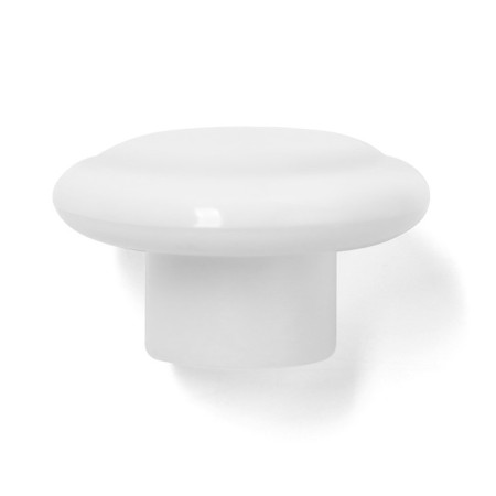 Furniture handle plastic, d = 35, white-4