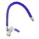 ACCOONA A4819S kitchen mixer, single -leaf, silicone spout, brass, purple/chrome