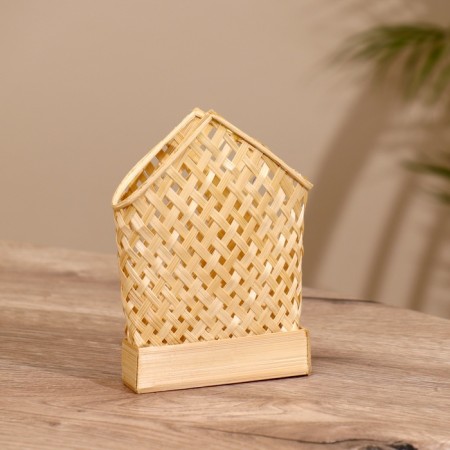 Woven napkin, from bamboo 11x5x14 cm
