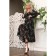Female dress, size 46, black color